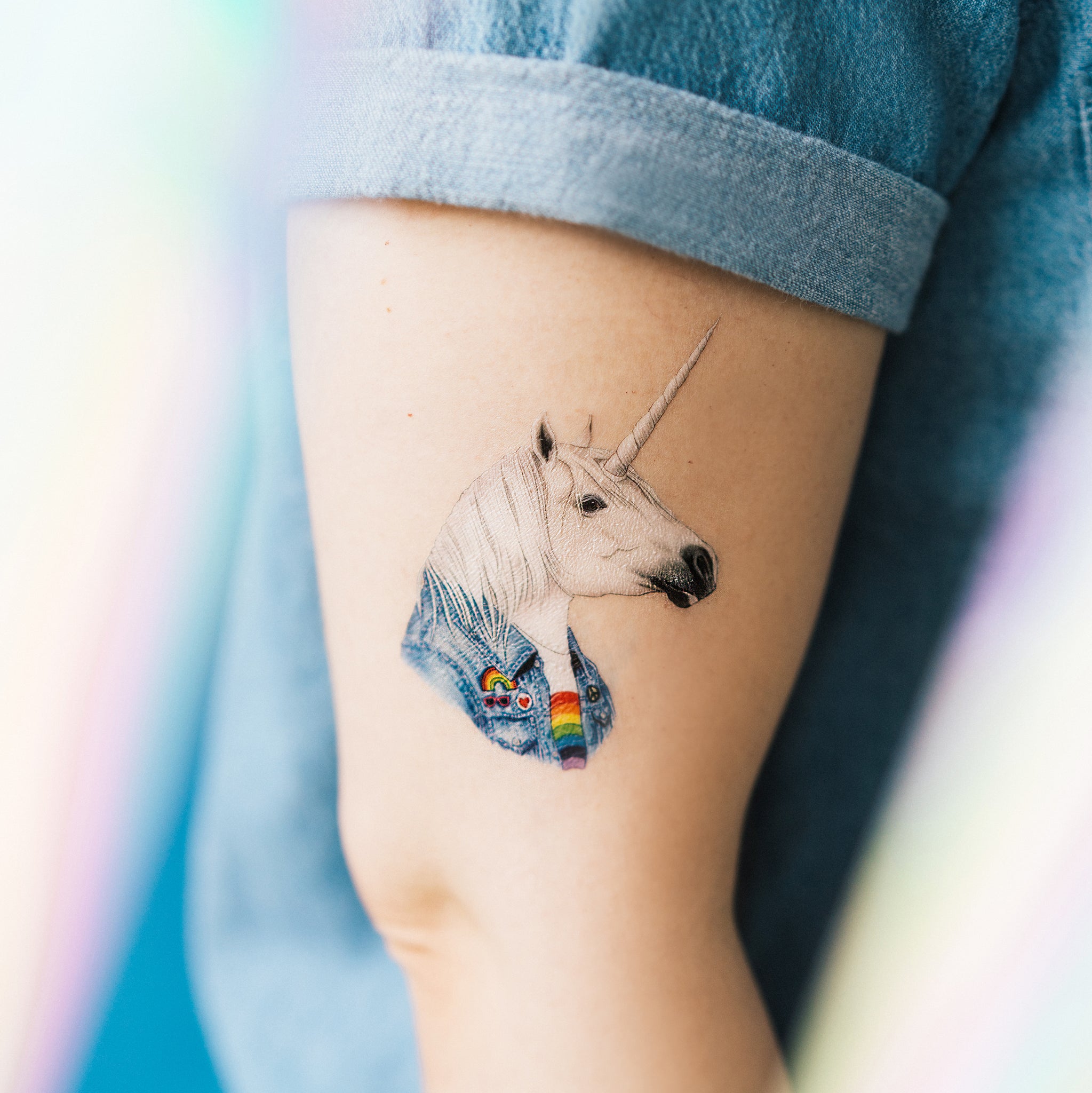 Cool Unicorn Tattoo by Berkley Illustration – Tattly Temporary Tattoos & Stickers
